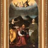 Vincenzo degli Azani (Palermo 1519 - Palermo 1557), Umkreis. Die Heiligen Hieronymus, Lucia und Cäcilia. - Foto 2