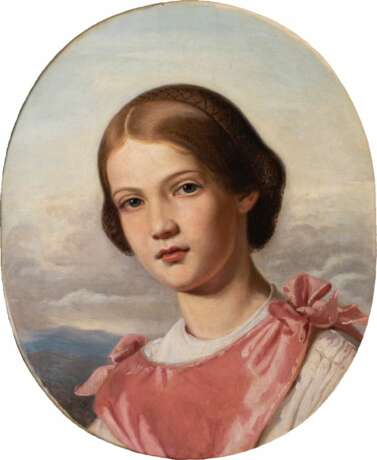 Amalie Bensinger (Bruchsal 1809 - Reichenau 1889). Adelheid Gräfin von Baillehache geb. Bensinger. - Foto 1