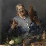 Carl von Merode (Mödling 1853 - Wien 1909). Marktfrau. - Foto 1