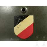 Stahlhelm M 35 des Heeres mit beiden Abzeichen - Foto 10