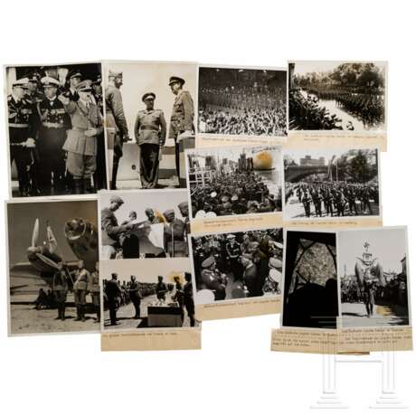 Zwölf Pressefotos der deutschen Legion Condor in Spanien und bei der Rückkehr nach Hamburg 1939, Hoffmann und Bittner - фото 1