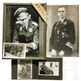 Bataillonsarzt Dr. Hans Liebold - Ärmelband Kreta auf Bilderrahmen, ein Album und einige Fotos - фото 1