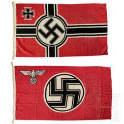 Reichskriegs- und -dienstflagge, Maße 80 x 135 cm