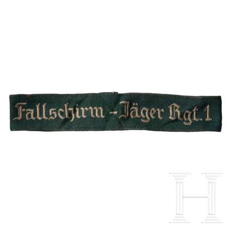 Ärmelband “Fallschirm-Jäger Rgt. 1” für Mannschaften/Unteroffiziere - Foto 1