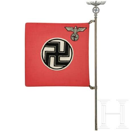 Kfz-Stander mit Reichsdienstflagge für Staatsfahrzeuge - photo 2