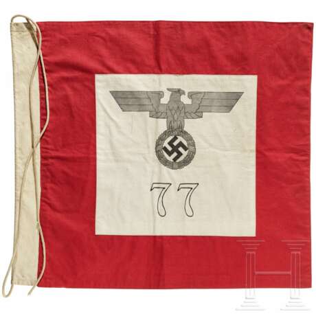 Kommandoflagge der SA-Standarte 77, der sog. "Heidestandarte 77" aus Celle - photo 1