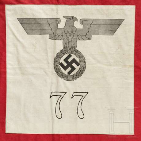 Kommandoflagge der SA-Standarte 77, der sog. "Heidestandarte 77" aus Celle - photo 3