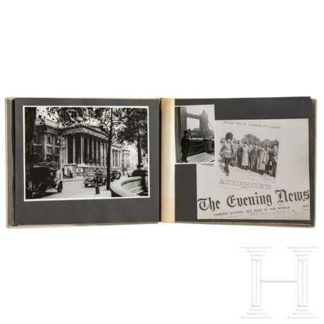 HJ-Obergebietsführer Willi Blomquist - Fotoalbum mit ca. 40 Fotos der Englandreise der Amtschefs und Gebietsführer der HJ, 1938 - photo 3