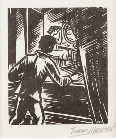 FRANS MASEREEL 1889 Blankenberghe - 1972 Avignon PAAR HOLZSCHNITTE - Foto 1