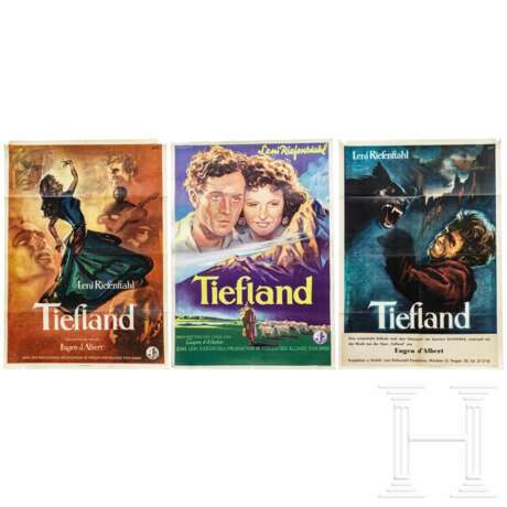 Leni Riefenstahl - drei verschiedene Filmplakate zu "Tiefland", 1954 - photo 1