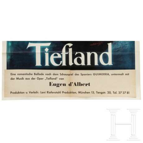 Leni Riefenstahl - drei verschiedene Filmplakate zu "Tiefland", 1954 - photo 5
