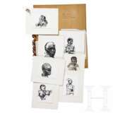 Leni Riefenstahl - Druck-Filme für die Bücher zu den Nuba von Kau, zwei Mappen der Sudan-Expedition, Zeichnungen und ca. 300 Postkarten - фото 2