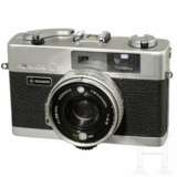 Leni Riefenstahl - Konica-C35-Kamera, Ledertasche und Arri-Filmstudio-Holzbox für Kamera-Equipment - Foto 2