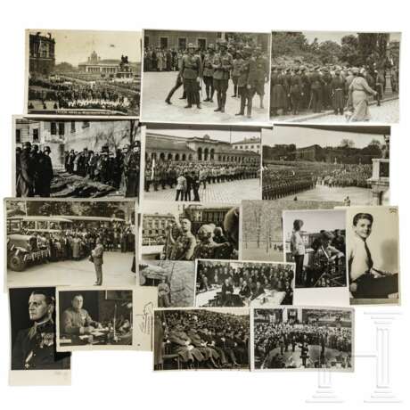 Major Emil Fey - ca. 100 Fotos mit Fey als Kanzler, bei Paraden, Manövern, Staatsempfängen, Marsch der Heimwehr 1933 und Fahnenweihe 1929 - photo 2