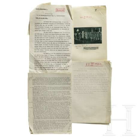 Major Emil Fey - großes Konvolut Dokumente, Briefe, Fotos, 1923 - 1941 - Foto 3