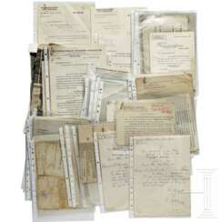 Major Emil Fey - großes Konvolut Dokumente, Briefe, Zeitungsartikel, 1922 - 1935
