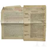 Major Emil Fey - großes Konvolut Dokumente, Briefe, Zeitungsartikel, 1922 - 1935 - photo 3