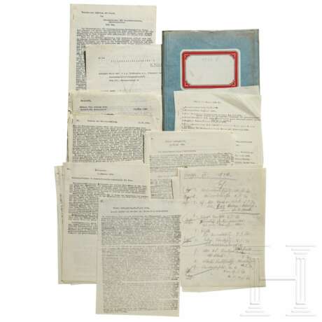 Major Emil Fey - elf Dokumententaschen mit Briefen und Unterlagen, 1927-34 - Foto 5
