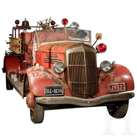 Ransom REO Speed Wagon "Feuerwehrauto", Midway Fire Company, Enola, 1937 - Foto 4