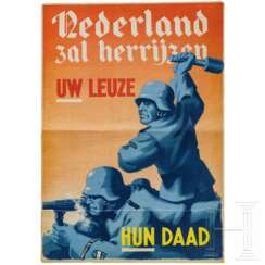 Werbeplakat für niederländische Freiwillige der Waffen-SS 