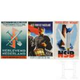 Drei Plakate "NSB Niederlande Bewegung" - photo 1