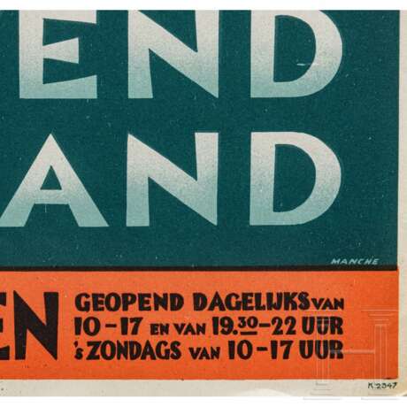 Drei Plakate "NSB Niederlande Bewegung" - фото 3