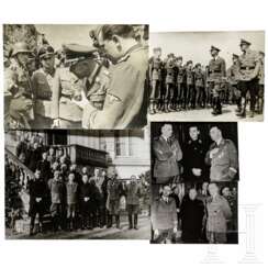 Heinrich Himmler - zwei großformatige Pressefotos, 1942 und 1943