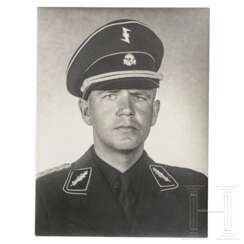 Henk Feldmeijer (1910 - 1945) - großformatiges Portraitfoto des Voormans der Germaansche-SS, 1943