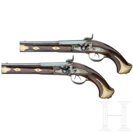 Ein Paar Perkussionsbockpistolen, Joseph Peter in Karlsbad, um 1760 - photo 6