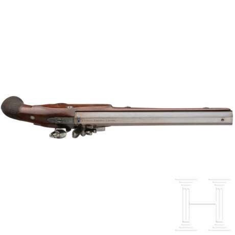 Ein Paar Perkussionspistolen im Kasten, P. Bond, London, um 1810 - photo 12