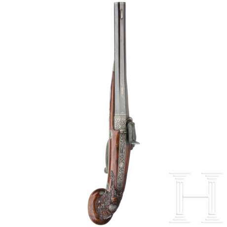 Ein paar Luxus-Perkussionspistolen, Suhl, um 1850 - Foto 2