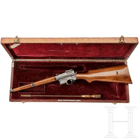 SL-Büchse Pistolenkarabiner (Militärversion) System Mannlicher M 1897/01, Vorlage- / Musterwaffe Export Südamerika, im Kasten - photo 6