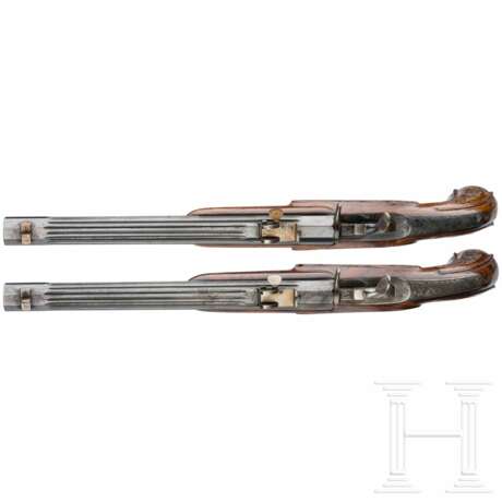 Ein Paar Duellpistolen, System Flobert, um 1880 - Foto 4