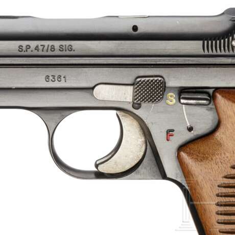 SIG S.P. 47/8, 1. Fabrikations-Serie, Schwedenmodell, mit Futteral - photo 8