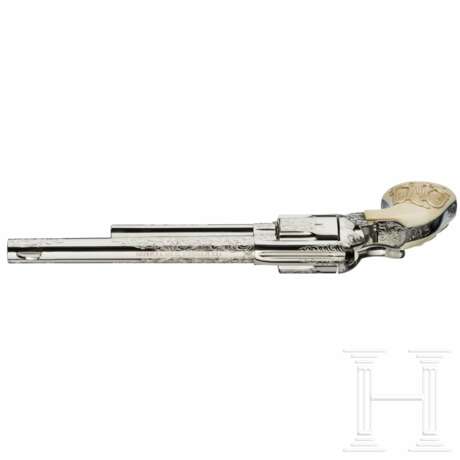 Colt SAA, postwar, graviert, vernickelt - photo 3