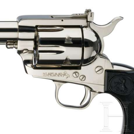 Colt New Frontier SAA - "Ned Buntline Commemorative", vernickelt, im Schaukasten - фото 4