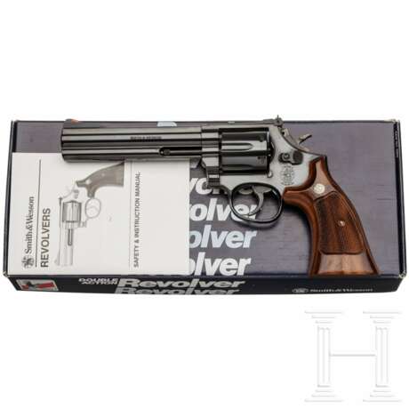 Smith & Wesson Mod. 586-3, "The .357 Distinguished Combat Magnum", im Karton - Foto 1