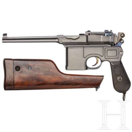 Mauser C 96, Siamese Contract Small Ring, mit Kasten - Foto 6
