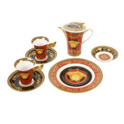 VERSACE X ROSENTHAL Espresso-Set für Zwei "IKARUS MEDUSA".