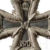 Eisernes Kreuz 1870, 1. Klasse, in gestickter Ausführung - Foto 4
