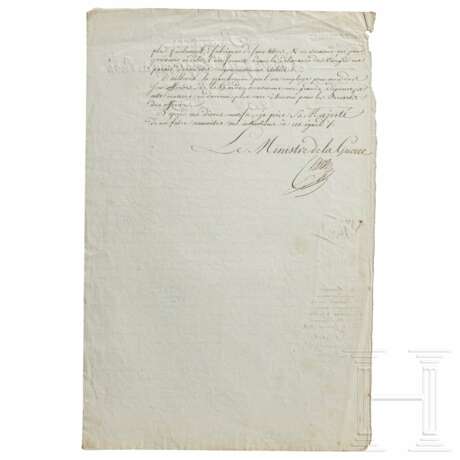 Napoleon I. - eigenhändige Apostille auf einem Rapport vom 21.12.1807 - Foto 2