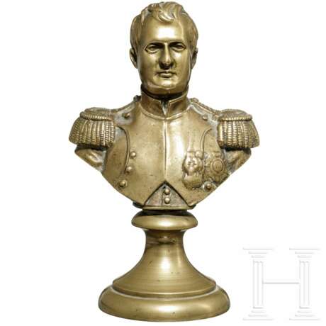 Napoleon I. – Bronzebüste, 19. Jhdt. - Foto 1