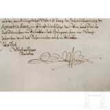Kaiser Rudolf II. - persönliches Schreiben an seinen Bruder Ernst von Österreich, datiert 1585 - фото 3