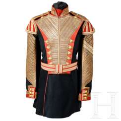 Die seltenste Uniform der russischen kaiserlichen Armee - Trommler der Kompanie der Palastgrenadiere (Goldene Kompanie), Russland, um 1906