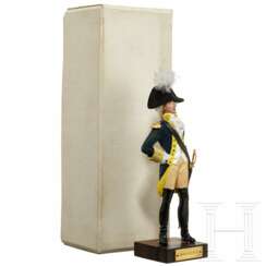General Lafayette um 1777 - Uniformfigur von Marcel Riffet, 20. Jhdt.
