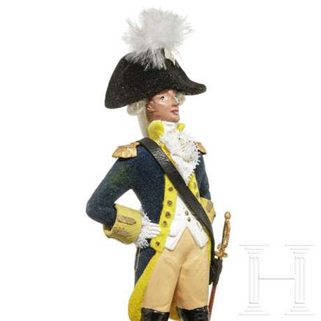 General Lafayette um 1777 - Uniformfigur von Marcel Riffet, 20. Jhdt. - photo 6