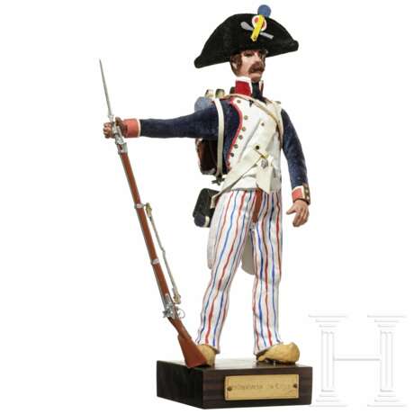 Infanterist der Revolutionsarmee um 1794 - Uniformfigur von Marcel Riffet, 20. Jhdt. - photo 2