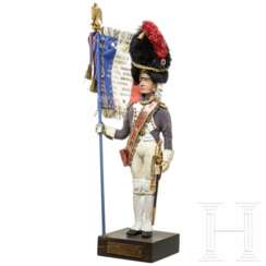 Offizier der Gardegrenadiere um 1810 als Fahnenträger - Uniformfigur von Marcel Riffet, 20. Jhdt.