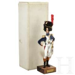 Offizier der Grenadiers de la Garde um 1810 - Uniformfigur von Marcel Riffet, 20. Jhdt.