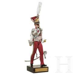 Lancier-Offizier der Garde um 1810 - Uniformfigur von Marcel Riffet, 20. Jhdt.